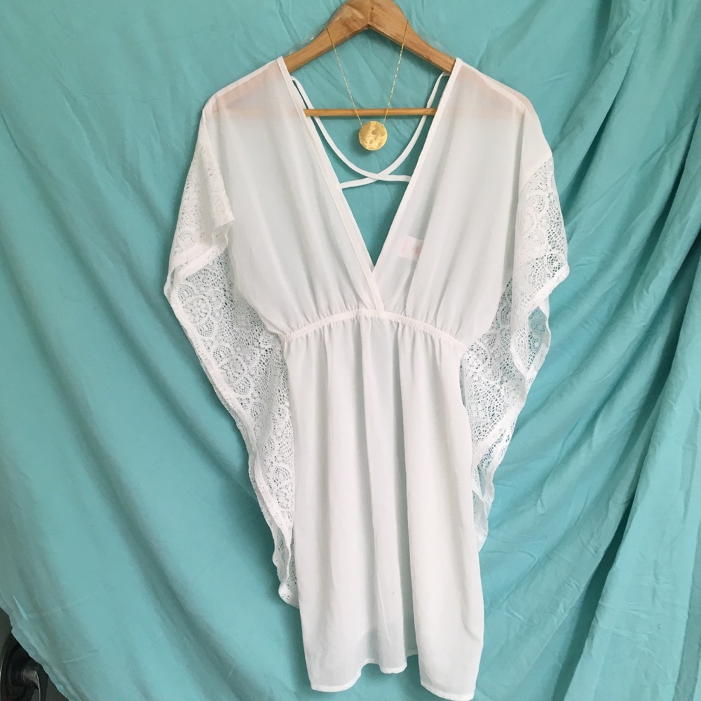 Swim Coverup with Lacey sides